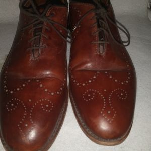 Allen Edmonds Fairfax Men’s Shoes Lace Up Oxfords SZ 8.5 D Brown WingtiP PROM...